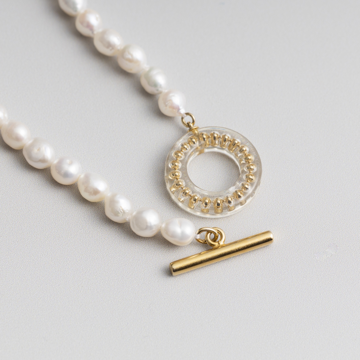 nico/アクリルマンテルネックレス